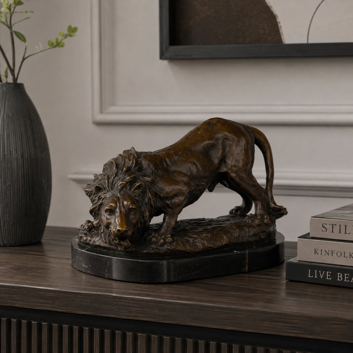 Bronze Lion Statues