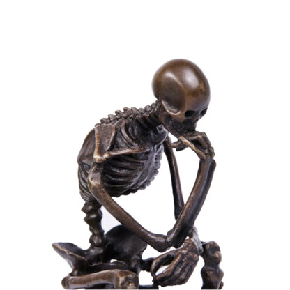 thinking pose art sculptures for home