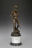 Young David bronze hero statue handcrafted using lost-wax casting